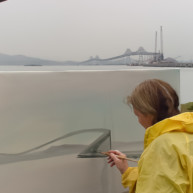 Michelle-Auboiron-Bridges-of-Fame-peinture-live-New-York-San-Francisco-2003--11 thumbnail