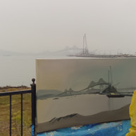 Michelle-Auboiron-Bridges-of-Fame-peinture-live-New-York-San-Francisco-2003--12 thumbnail