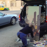 Michelle-Auboiron-Bridges-of-Fame-peinture-live-New-York-San-Francisco-2003--36 thumbnail