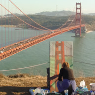 Michelle-Auboiron-Bridges-of-Fame-peinture-live-New-York-San-Francisco-2003--6 thumbnail