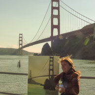 Michelle-Auboiron-Bridges-of-Fame-peinture-live-New-York-San-Francisco-2003--9 thumbnail