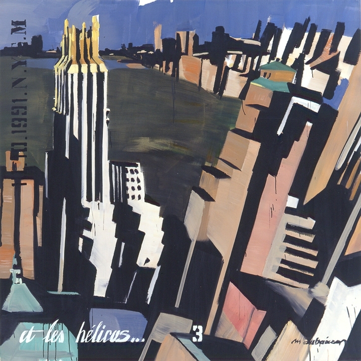 Parker Meridien 03 - Peinture de New York par Michelle AUBOIRON