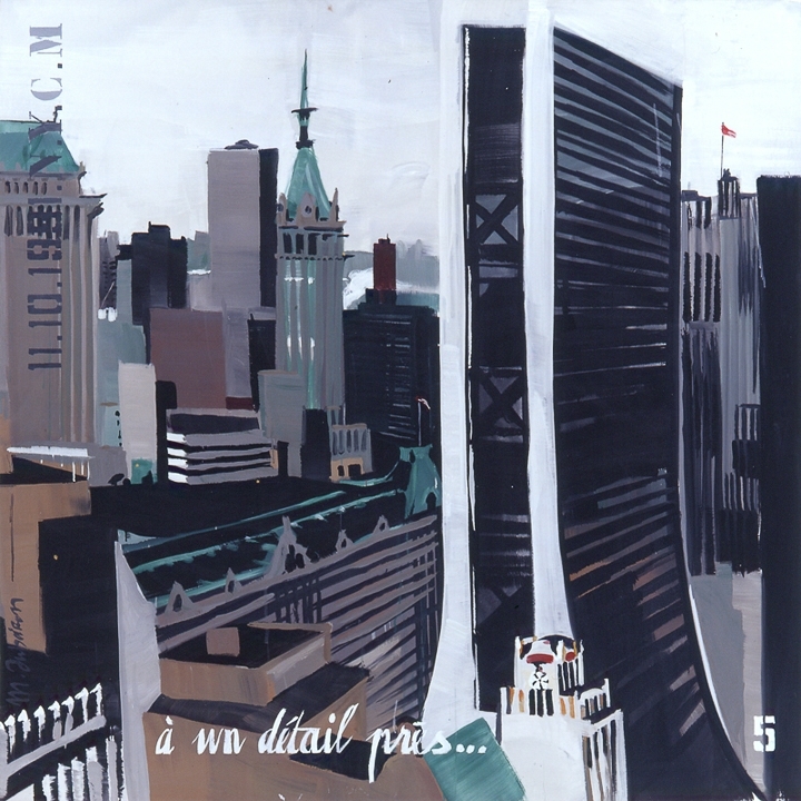 Parker Meridien 05 - Peinture de New York par Michelle AUBOIRON