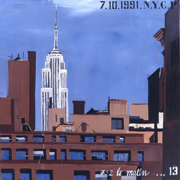 Parson School of Design 13 - Peinture de New York par Michelle AUBOIRON